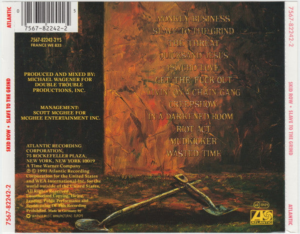 Skid Row - Slave To The Grind CD