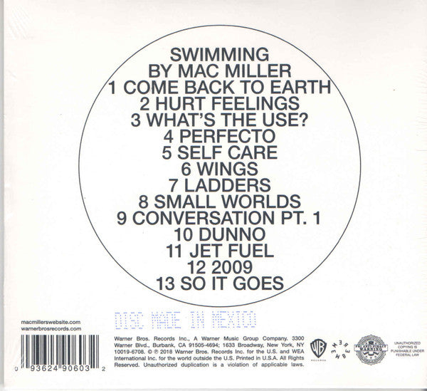 Mac Miller - Swimming CD