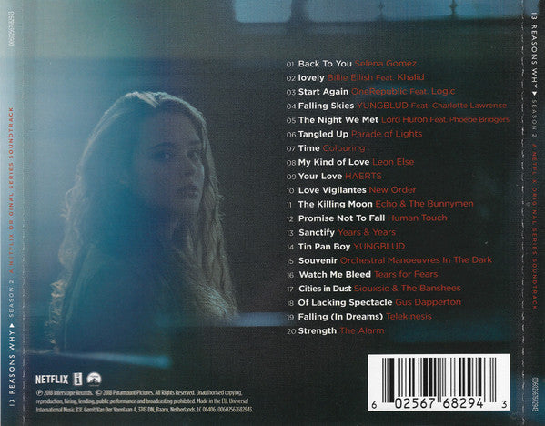 13 Reasons Why: Season 2 Soundtracks CD
