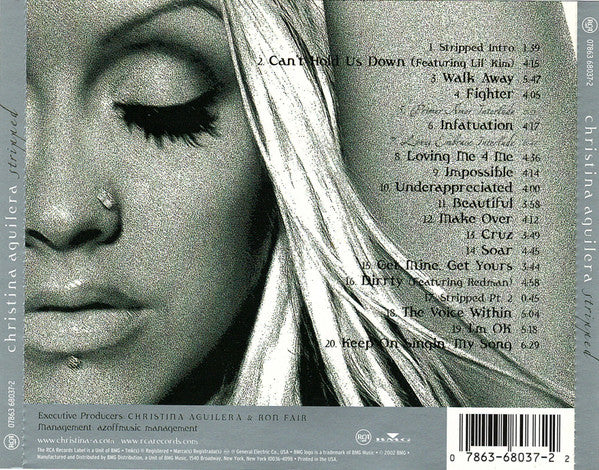 Christina Aguilera - Stripped CD