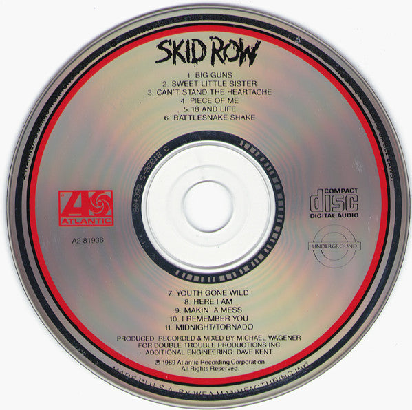 Skid Row - Skid Row CD