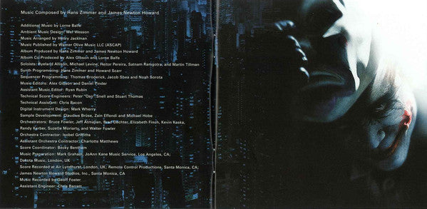 Hans Zimmer & James Newton Howard - Batman The Dark Knight Soundtrack CD