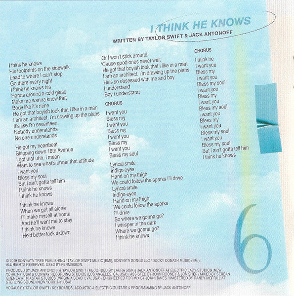 Taylor Swift - Lover CD