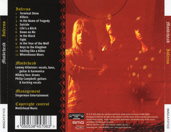 Motörhead - Inferno CD