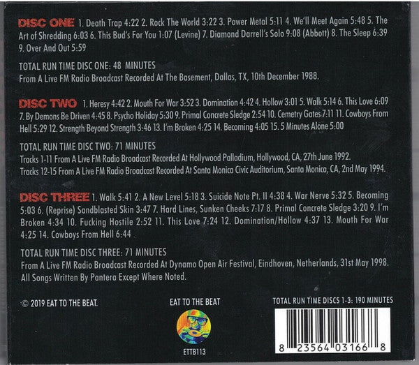 Pantera - Transmission Impossible 3CD [Unofficial Release]