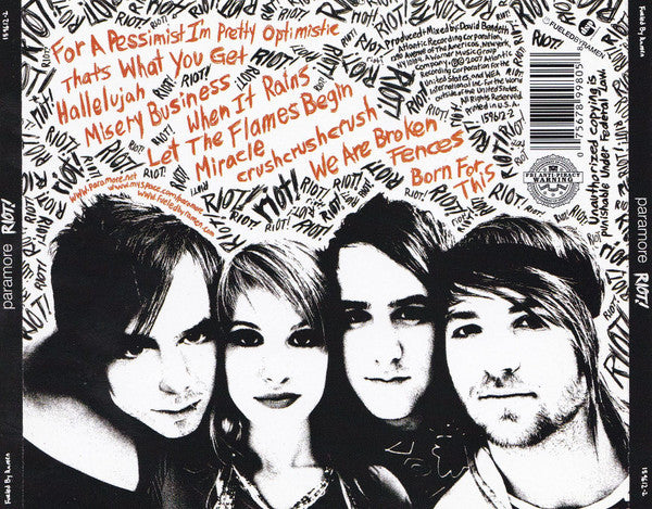 Paramore - Riot! CD