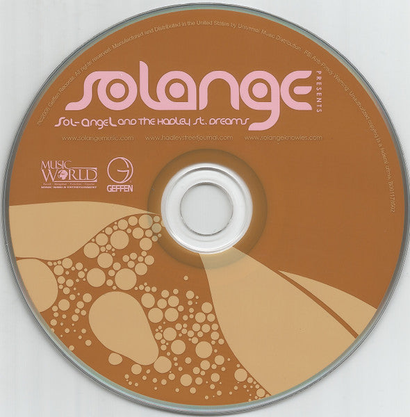 Solange - Sol-Angel And The Hadley St. Dreams CD