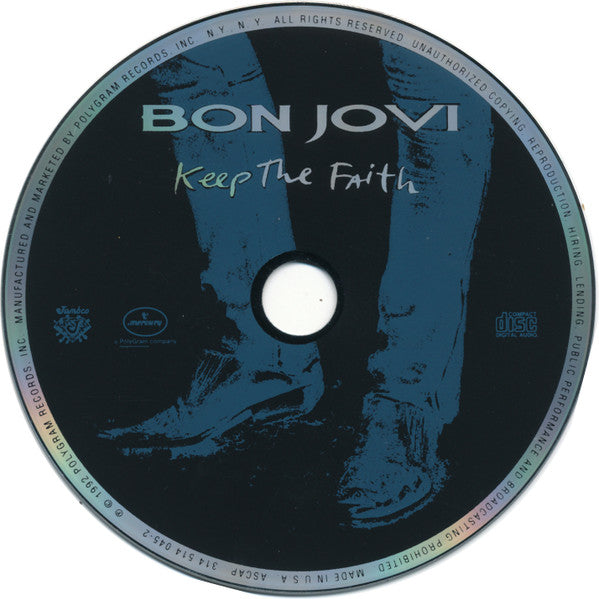 Bon Jovi - Keep The Faith CD