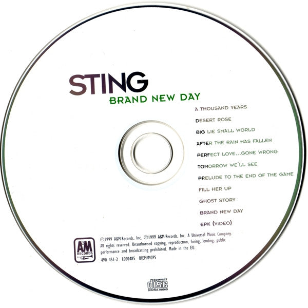 Sting - Brand New Day CD