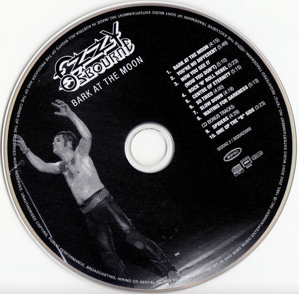 Ozzy Osbourne - Bark At The Moon Remastered CD