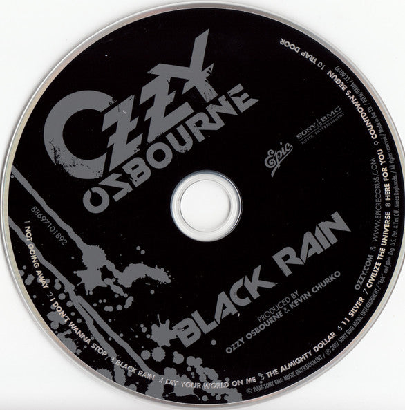 Ozzy Osbourne - Black Rain CD