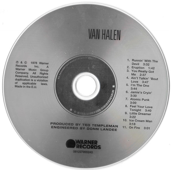 Van Halen - Van Halen Remastered CD