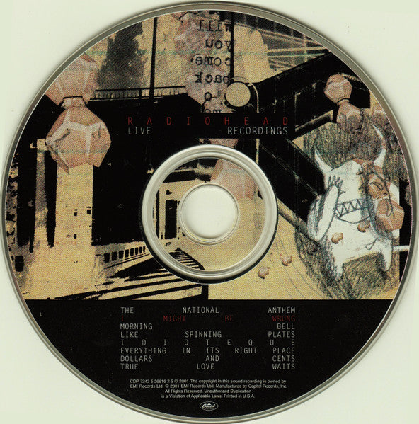 Radiohead - I Might Be Wrong (Live) CD
