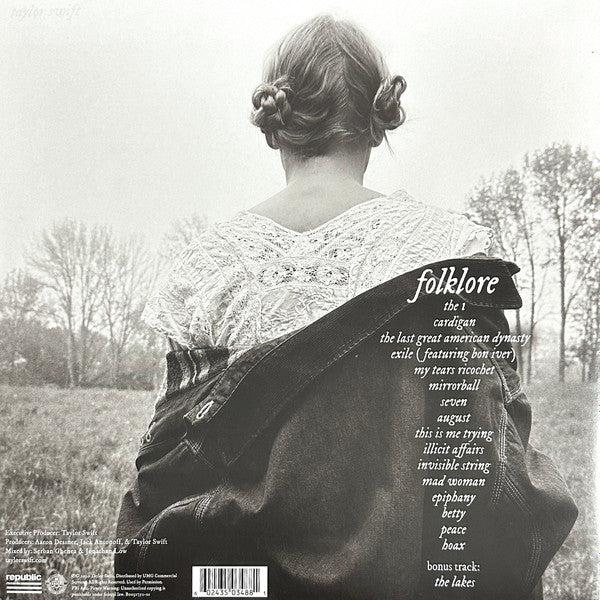 Taylor Swift - Folklore Deluxe Beige Double LP Vinyl