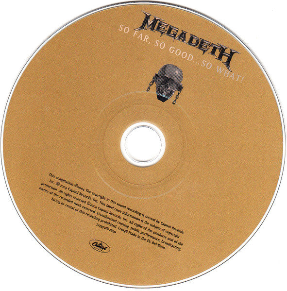 Megadeth - So Far, So Good...So What! CD