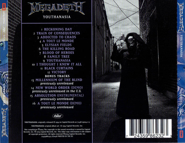 Megadeth - Youthanasia (Remastered) CD
