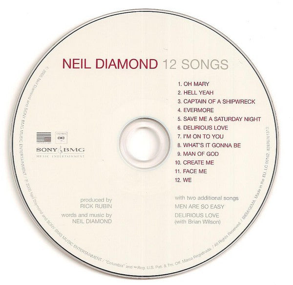 Neil Diamond - 12 Songs CD