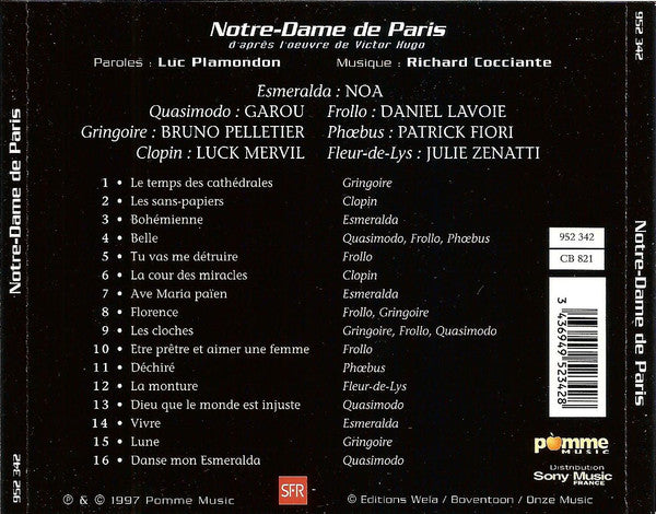 Luc Plamondon, Richard Cocciante - Notre-Dame De Paris CD