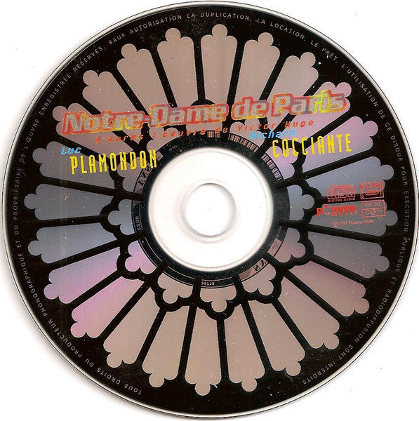 Luc Plamondon, Richard Cocciante - Notre-Dame De Paris CD