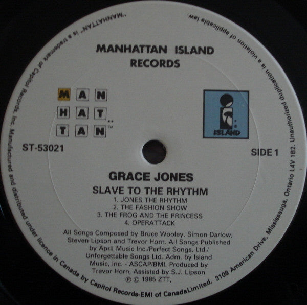 Grace Jones - Slave To The Rhythm Vinyl