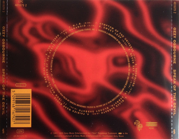 Ozzy Osbourne – Speak Of The Devil CD