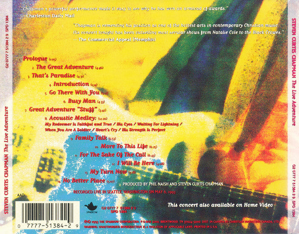 Steven Curtis Chapman - The Live Adventure CD