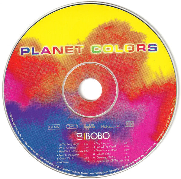 DJ BoBo - Planet Colors CD