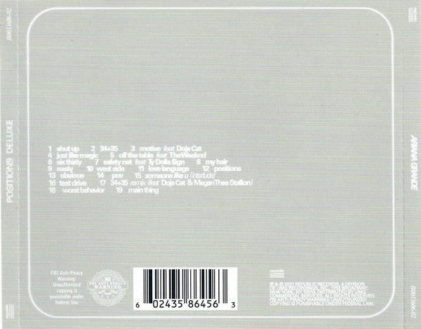 Ariana Grande - Positions [Deluxe Edition] CD