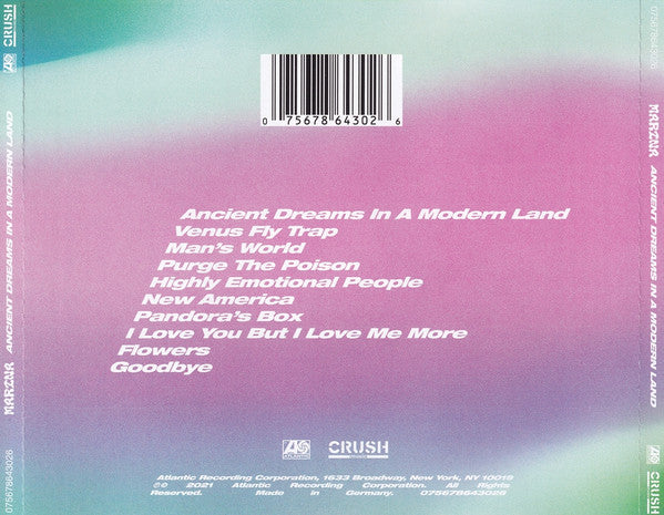 Marina - Ancient Dreams In A Modern Land CD