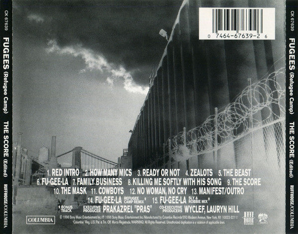 Fugees - The Score CD