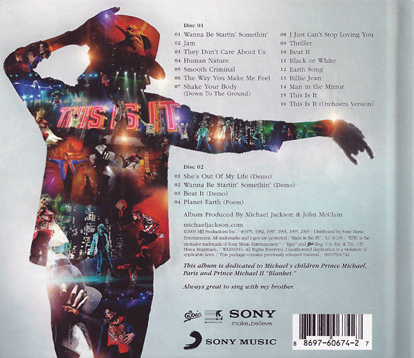 Michael Jackson - This Is It (The Music That Inspired the Movie) 2CD