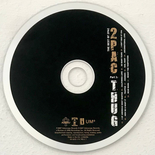 2Pac - The Best of 2Pac, Pt. 1: Thug CD