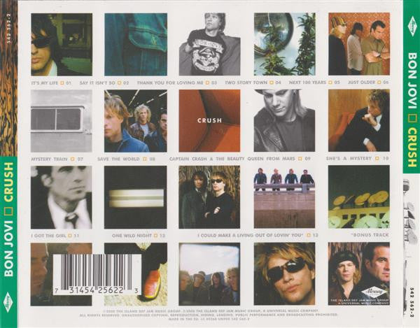 Bon Jovi - Crush CD