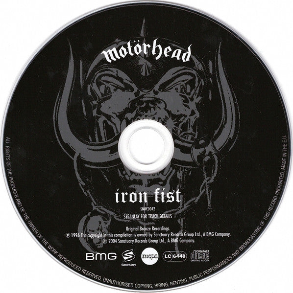 Motörhead - Iron Fist CD