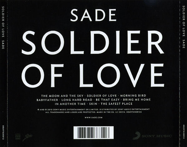 Sade - Soldier Of Love CD