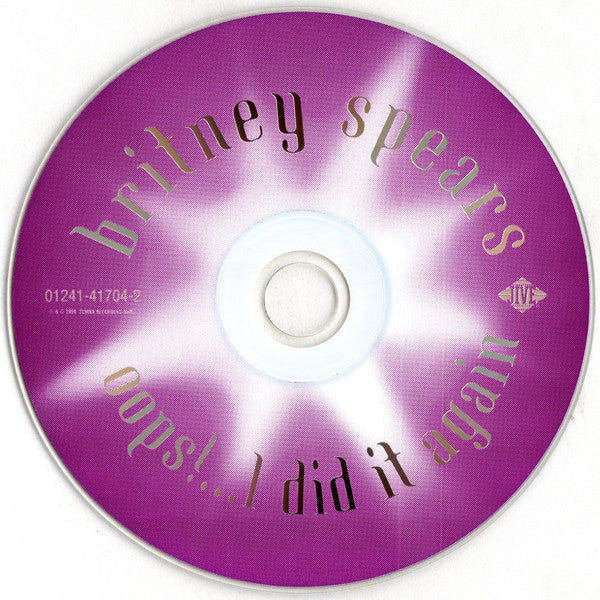 Britney Spears - Oops!... I Did It Again CD