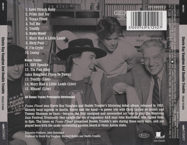 Stevie Ray Vaughan And Double Trouble - Texas Flood CD