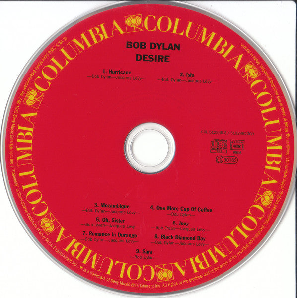 Bob Dylan - Desire CD
