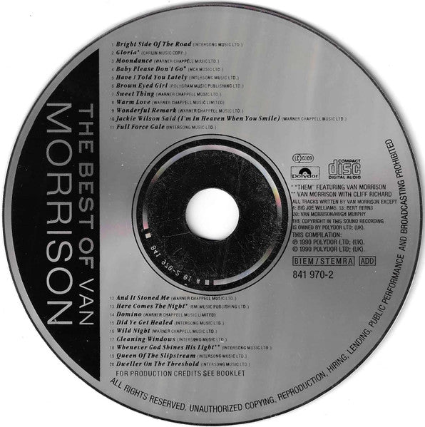 Van Morrison - The Best Of Van Morrison CD