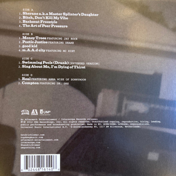 Kendrick Lamar - Good Kid, M.A.A.D City 10th Anniversary Double LP Vinyl
