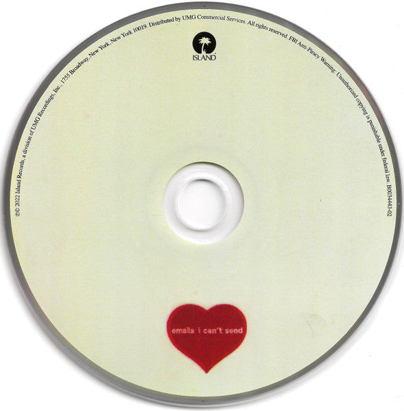 Sabrina Carpenter - emails i can't send CD