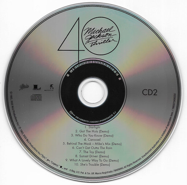 Michael Jackson - Thriller (40th Anniversary) 2CD