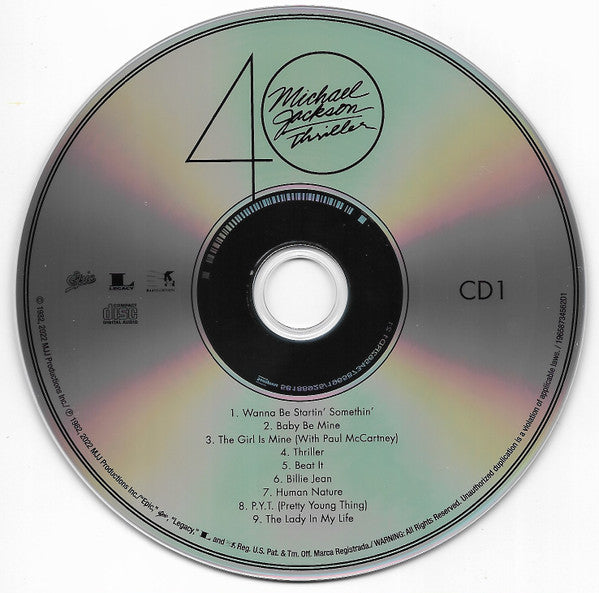 Michael Jackson - Thriller (40th Anniversary) 2CD