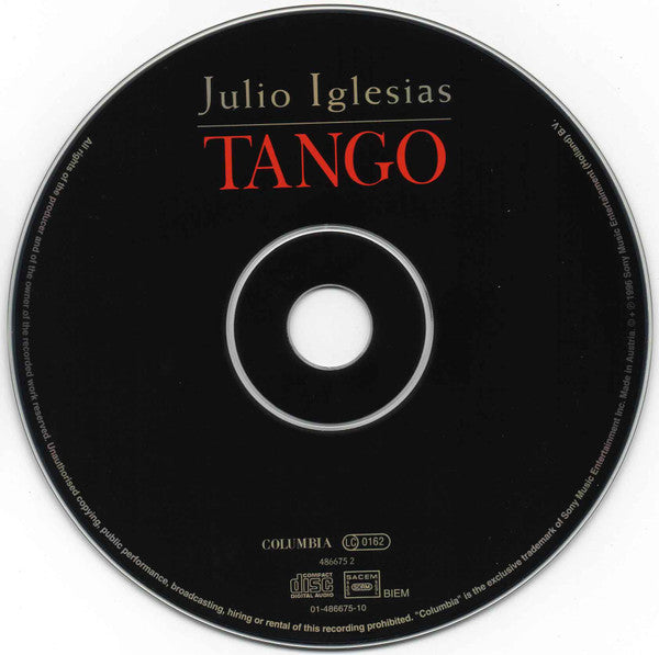 Julio Iglesias - Tango CD