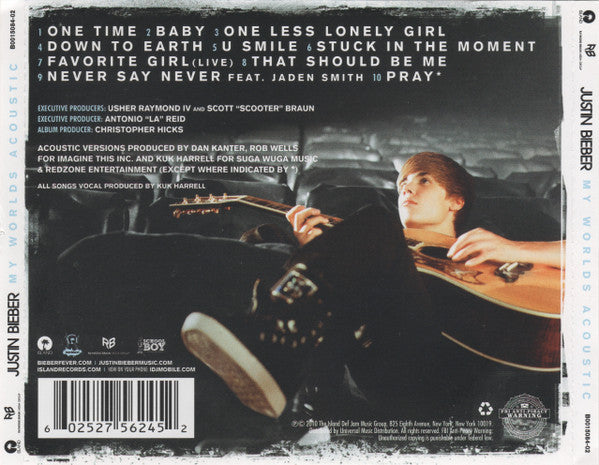 Justin Bieber - My Worlds Acoustic CD