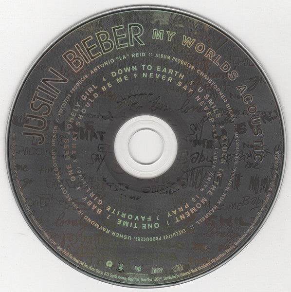 Justin Bieber - My Worlds Acoustic CD