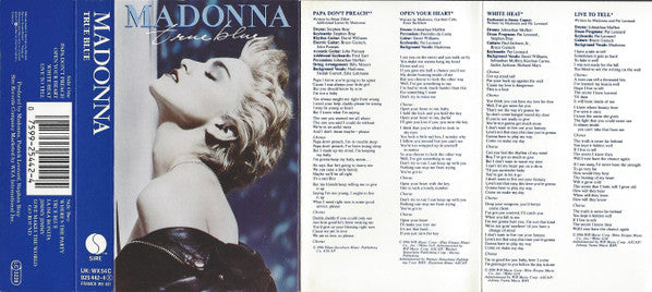 Madonna - True Blue Cassette