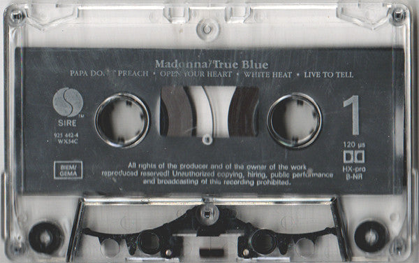 Madonna - True Blue Cassette