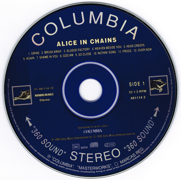 Alice In Chains - Alice In Chains CD