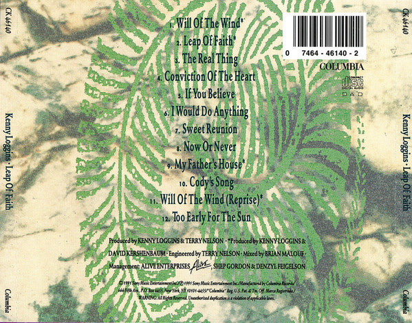 Kenny Loggins - Leap Of Faith CD